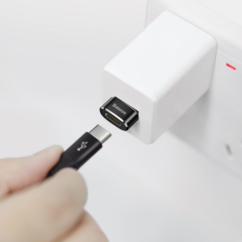 Baseus Μετατροπέας USB-C σε USB-A 3A (Μαύρο)