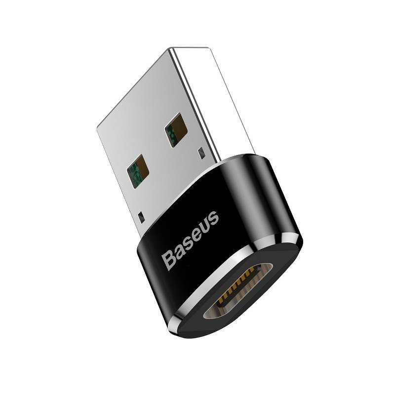 Baseus Μετατροπέας USB-C σε USB-A 3A (Μαύρο)