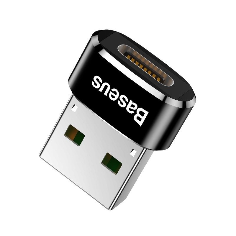 Baseus Μετατροπέας USB-C σε USB-A 5A (Μαύρο)