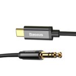 Baseus Καλώδιο Ήχου USB-C σε Mini Jack Yiven 3.5 mm 1.2m (Μαύρο)