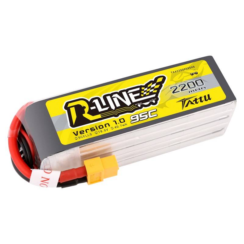Battery Tattu R-Line 2200mAh 18.5V 95C 5S1P XT60