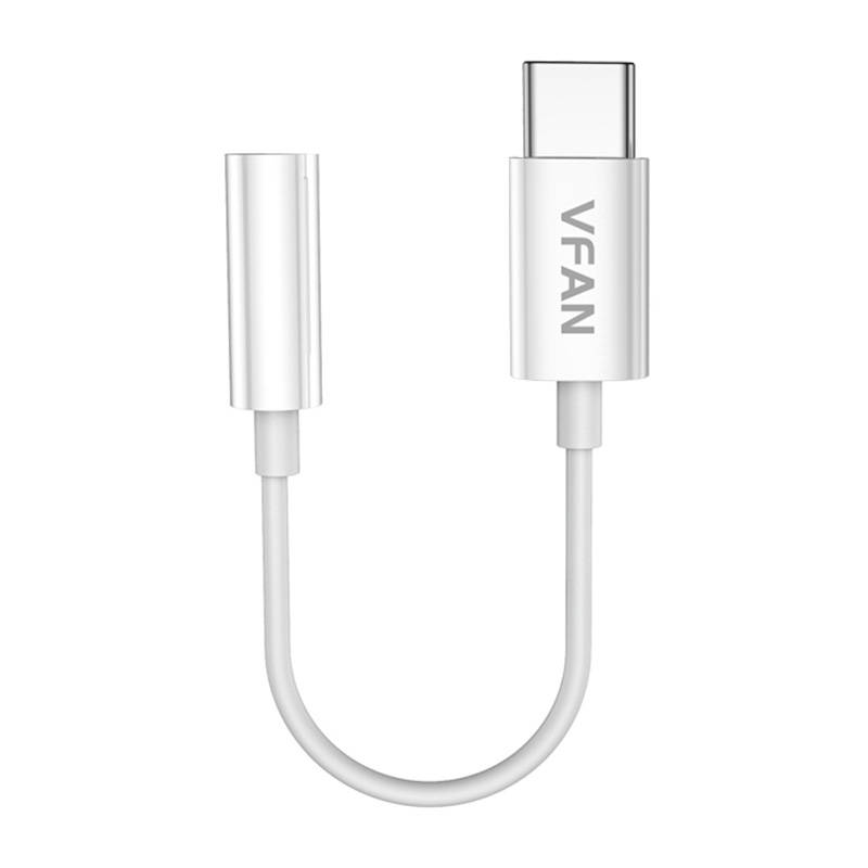 Cable VFAN L08 USB-C to mini jack 3.5mm AUX