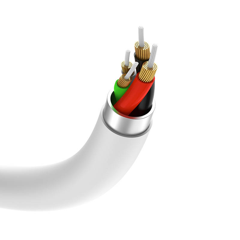 Cable VFAN L10 Lightning to Lightning + mini jack 3.5mm AUX