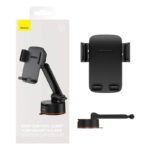 Baseus Βάση Κινητού για το Αυτοκίνητο Easy Control Clamp με Βεντούζα (Μαύρο)