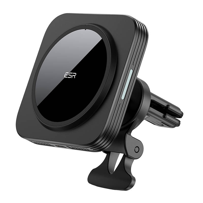 Car holder ESR HaloLock with Qi inductive charger