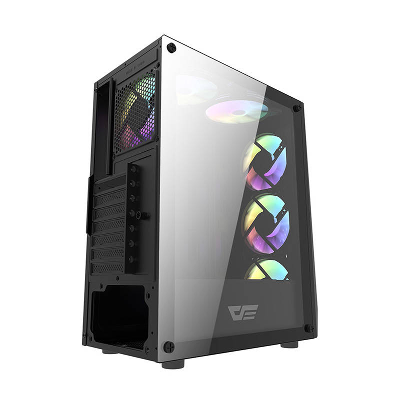 Darkflash Κουτί Υπολογιστή DK150 με 3 Ανεμιστήρες (Μαύρο)