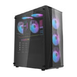 Computer Case Darkflash DK352 Plus  with 4 fans (Black)