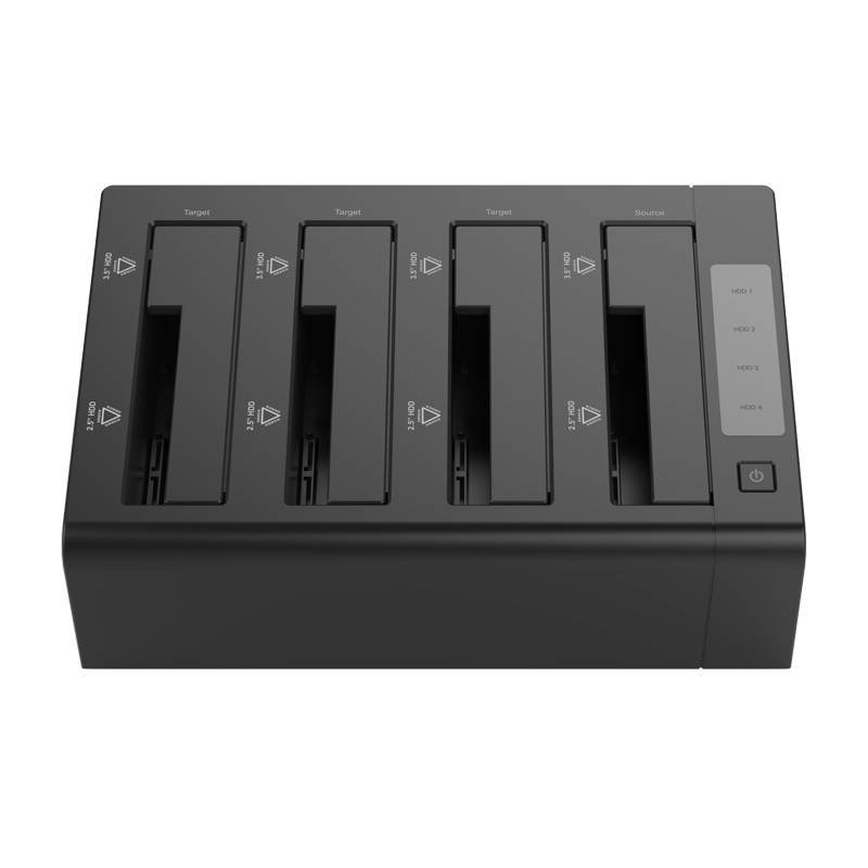 Hard Drive Dock Orico Clone 2.5 / 3.5 inch 4 Bay USB3.0 1 to 3 (black)
