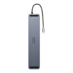 Baseus Docking Station 11σε1 EliteJoy Gen2 Series USB-C σε 3xUSB 3.0 + USB 2.0 + USB-C PD + USB-C + RJ45 + HDMI + Υποδοχή 3.5mm + SD/TF (Γκρι)