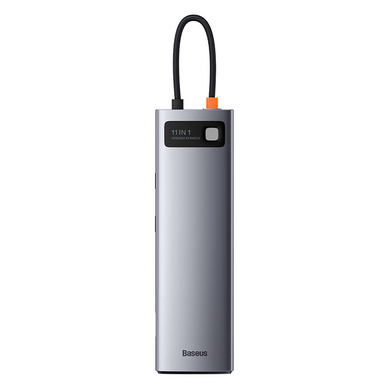 USB-C σε 3xUSB 3.0 + 2xHDMI + USB-C PD + Ethernet RJ45 + microSD/SD + VGA + AUX (Ασημί)