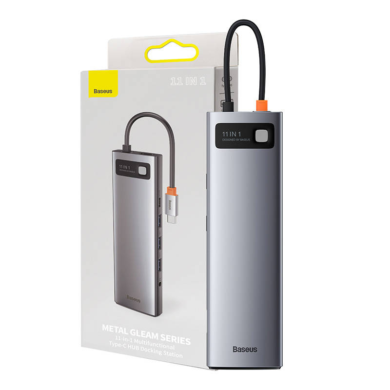 Baseus Docking Station 11in1 Metal Gleam Series