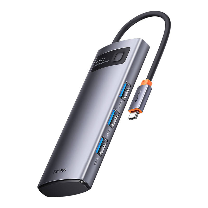 USB-C σε 4xUSB 3.0 (Γκρι)