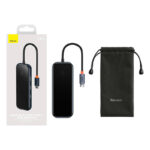 Baseus Docking Station 5σε1 AcmeJoy Series USB-C σε 2xUSB 3.0 + USB 2.0 + USB-C PD + HDMI (Γκρι)