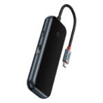Baseus Docking Station 5σε1 AcmeJoy Series USB-C σε 2xUSB 3.0 + USB 2.0 + USB-C PD + HDMI (Γκρι)