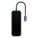Baseus Docking Station 5σε1 AcmeJoy Series USB-C σε 2xUSB 3.0 + USB 2.0 + USB-C PD + HDMI (Γκρι)