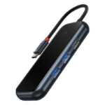 Baseus Docking Station 5σε1 AcmeJoy Series USB-C σε 2xUSB 3.0 + USB 2.0 + USB-C PD + HDMI (Γκρι)