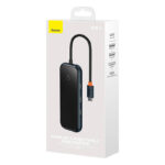 Baseus Docking Station 5σε1 AcmeJoy Series USB-C σε 2xUSB 3.0 + USB 2.0 + USB-C PD + HDMI (Γκρι)