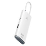 Baseus Docking Station 5σε1 USB-C σε 3xUSB 3.0 + USB-C + HDMI Lite Series (Λευκό)