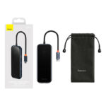 Baseus Docking Station 6σε1 AcmeJoy Series USB-C σε 2xUSB 3.0 + USB 2.0 + USB-C PD + HDMI + RJ45 (Γκρι)