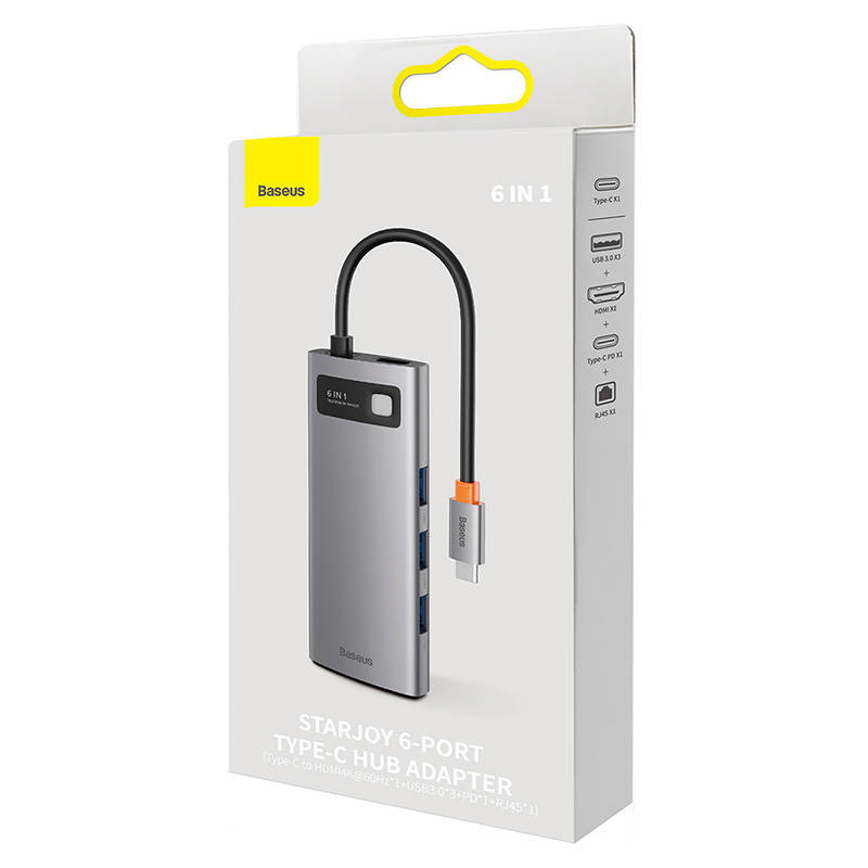 Baseus Docking Station 6σε1 StarJoy Series