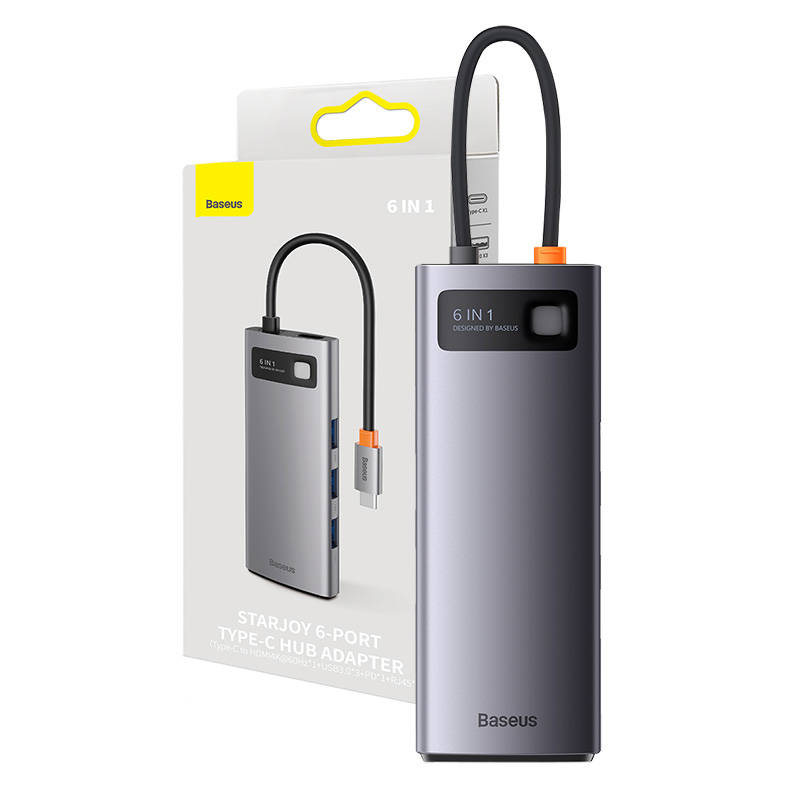Baseus Docking Station 6σε1 StarJoy Series