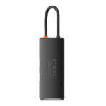 Hub 6w1 Baseus Lite Series USB-C to 2x USB 3.0 + USB-C PD + HDMI + SD/TF (black)