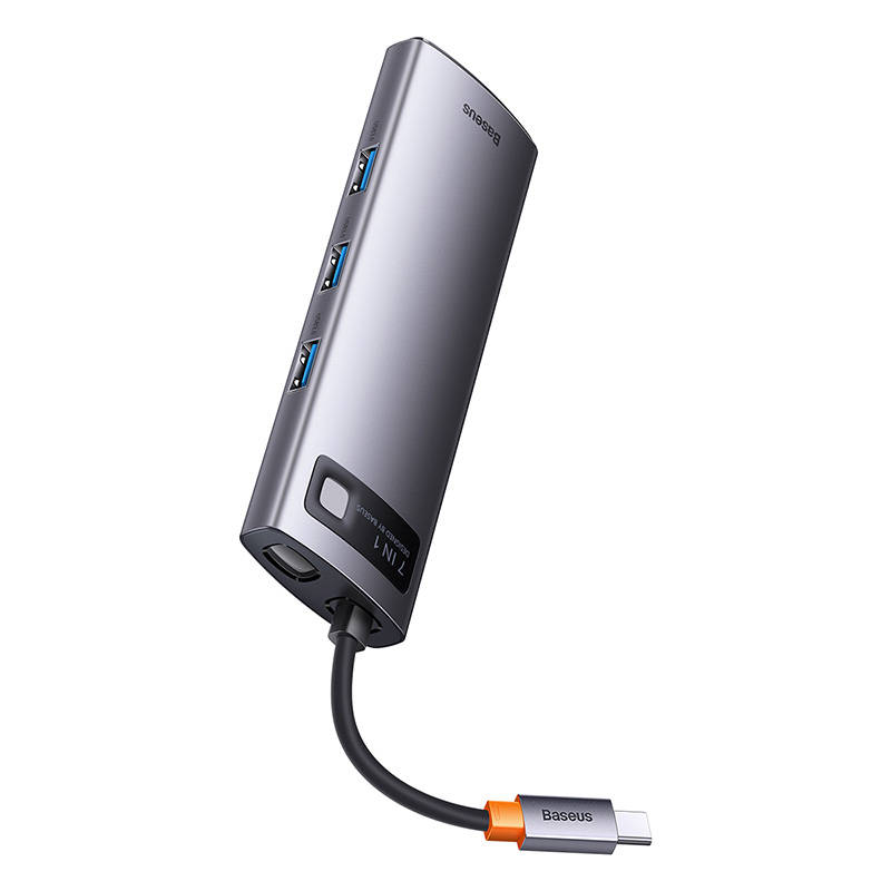 USB-C σε 3xUSB 3.0 + HDMI + USB-C PD + VGA + Ethernet RJ45 (Ασημί)