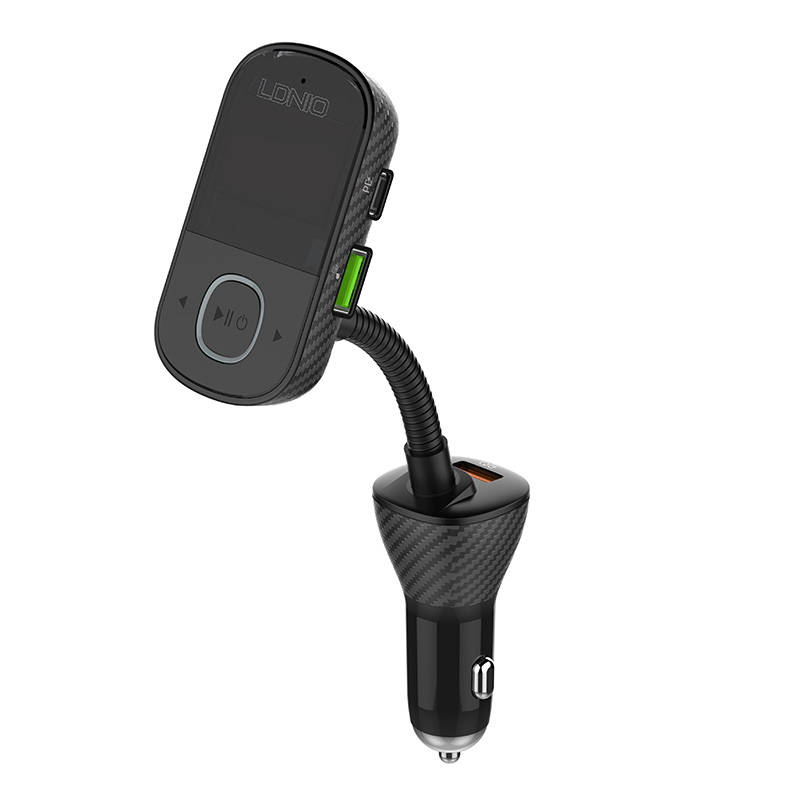 πομπός USB-C FM με Καλώδιο Lightning (Μαύρο)