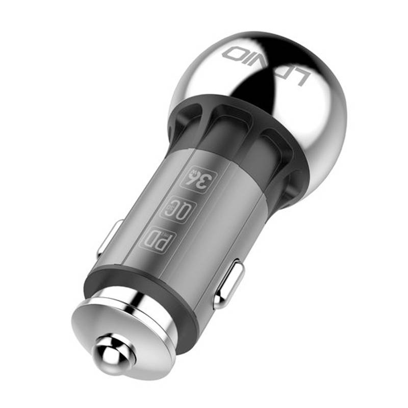 USB-C με Καλώδιο MicroUSB (Μαύρο/Ασημί)