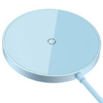 Magnetic Wireless Charger Baseus Simple Mini 3 15W (Blue)