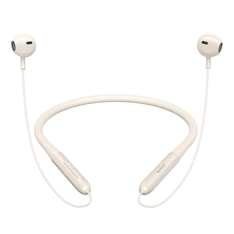 Baseus Ασύρματα Αθλητικά Ακουστικά Bowie P1 In-Ear (Εκρού)