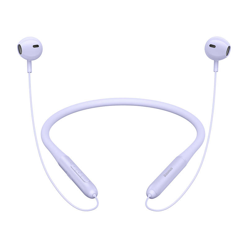 Neckband Magnetic Sport Earphones Baseus Bowie P1 (purple)