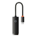 Baseus Αντάπτορας Δικτύου Lite Series USB-C σε RJ45 (Μαύρο)