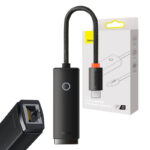 Baseus Αντάπτορας Δικτύου Lite Series USB-C σε RJ45 (Μαύρο)