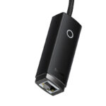 Baseus Αντάπτορας Δικτύου Lite Series USB-C σε RJ45 (Μαύρο)