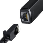Baseus Αντάπτορας Δικτύου Lite Series USB-C σε RJ45 (Μαύρο)