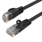 Orico RJ45 Cat.6 Flat Ethernet Network Cable 10m (Black)