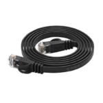 Orico RJ45 Cat.6 Flat Ethernet Network Cable 1m (Black)
