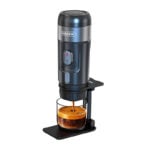 HiBREW Φορητή Καφετιέρα H4A-premium 3-σε-1 για Αλεσμένο Καφέ & Κάψουλες με Θήκη 80W (Μαύρο)