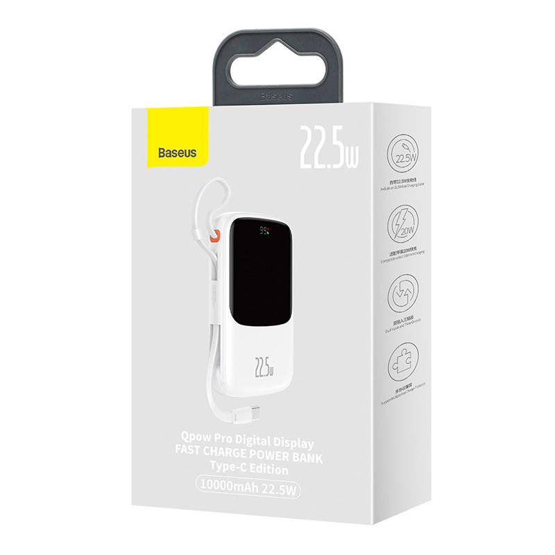 Powerbank Baseus Qpow Pro with USB-C cable