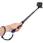 Selfie Stick Puluz for sports cameras (black)