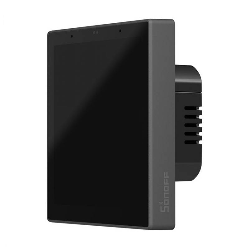 Sonoff Έξυπνος Διακόπτης Τοίχου Χωνευτός WiFi/Bluetooth/ZigBee NSPanel Pro (Μαύρο)