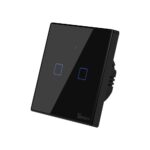 Sonoff Έξυπνος Διακόπτης Χωνευτός WiFi + RF 433 T2 EU TX (2 καναλιών) (Μαύρο)