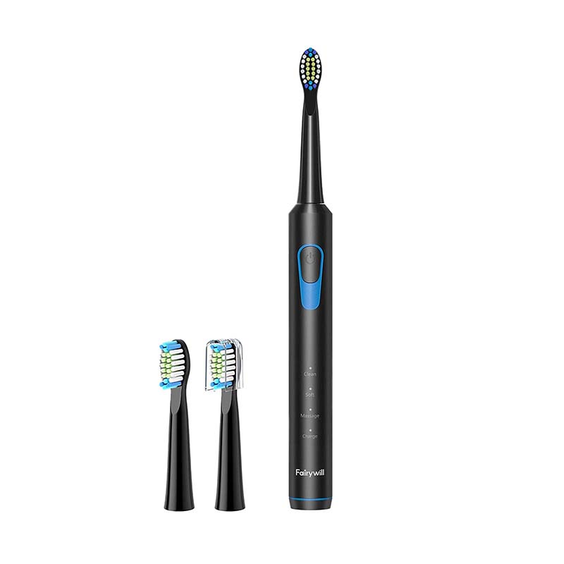 Sonic toothbrush with head set FairyWill FW-E6 (Black)