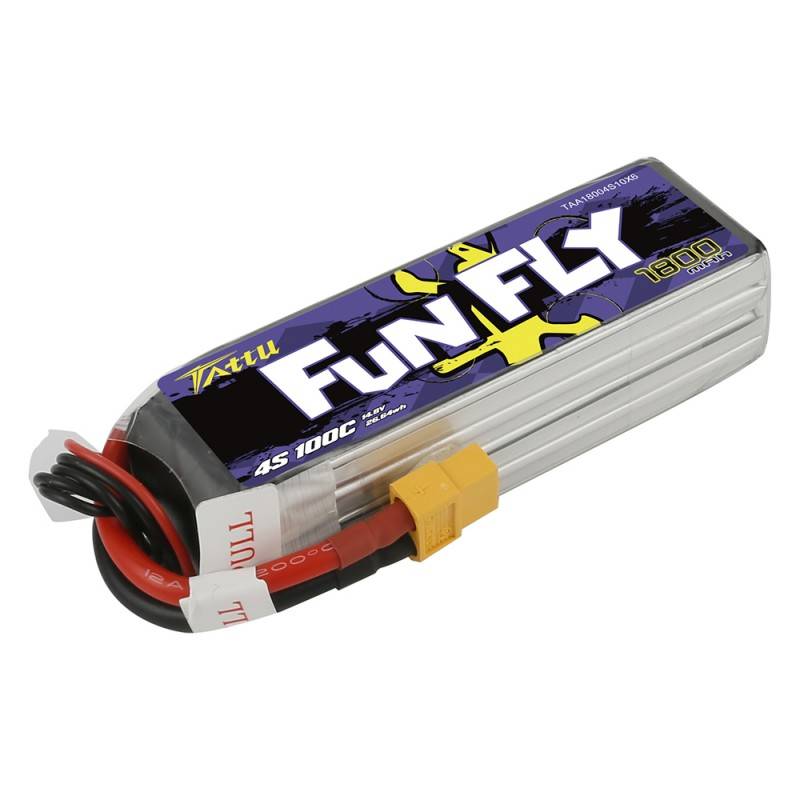 Tattu Funfly 1800mAh 14.8V 100C 4S1P XT60 battery