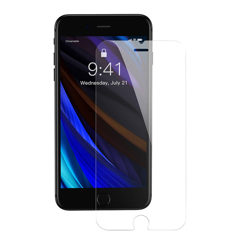 Baseus Προστατευτικό Οθόνης Tempered Glass 0.3mm για iPhone SE 2/iPhone SE 3 (2τμχ) (Διαφανές)