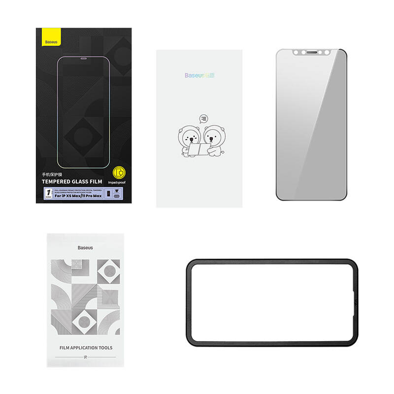 Baseus Προστατευτικό Οθόνης Tempered Glass 0.3mm για iPhone XS Max/11 Pro Max (Διαφανές)