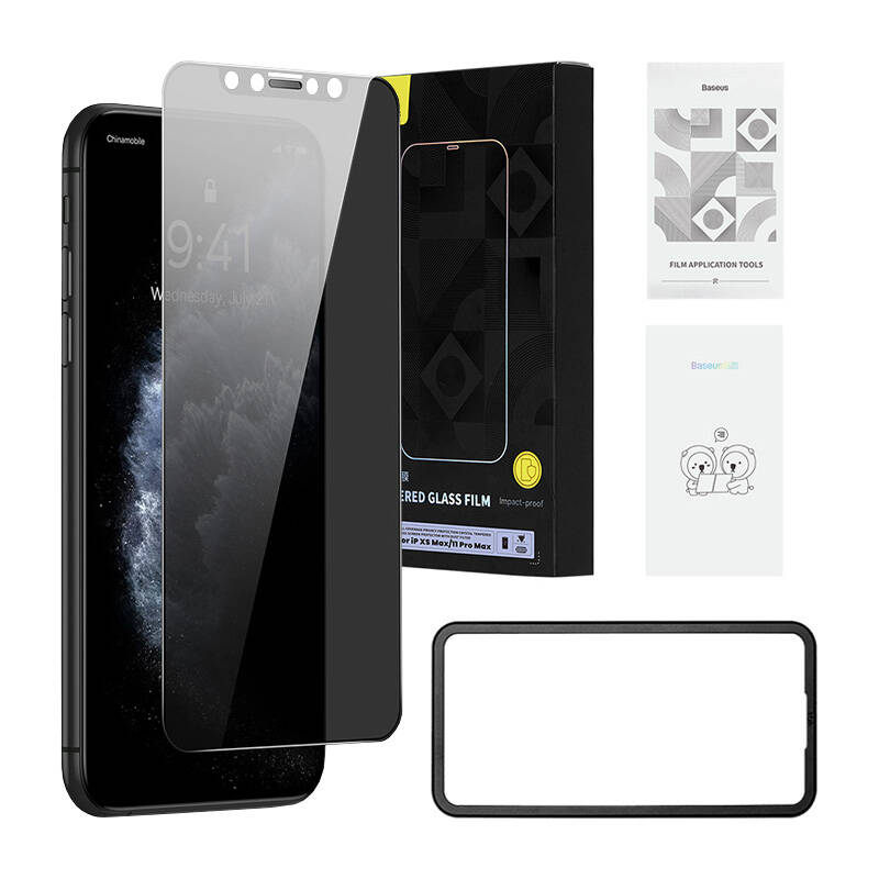 Baseus Προστατευτικό Οθόνης Tempered Glass 0.3mm για iPhone XS Max/11 Pro Max (Διαφανές)