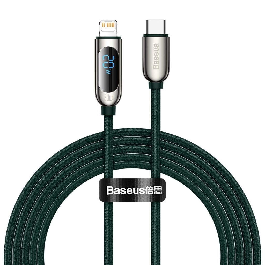 Baseus Καλώδιο USB-C σε Lightning με Οθόνη
