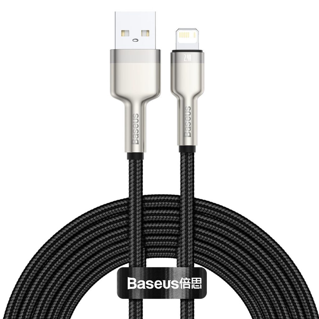 Baseus Καλώδιο USB σε Lightning Cafule Metal Braided